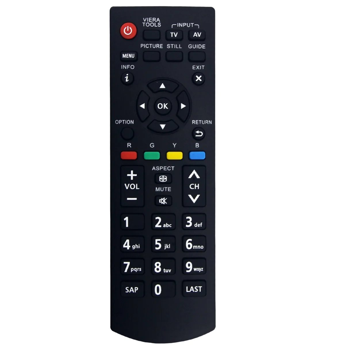 N2QAYB000822 Replace Remote Control for Panasonic Viera TV N2QAYB000820 TC-L22X2