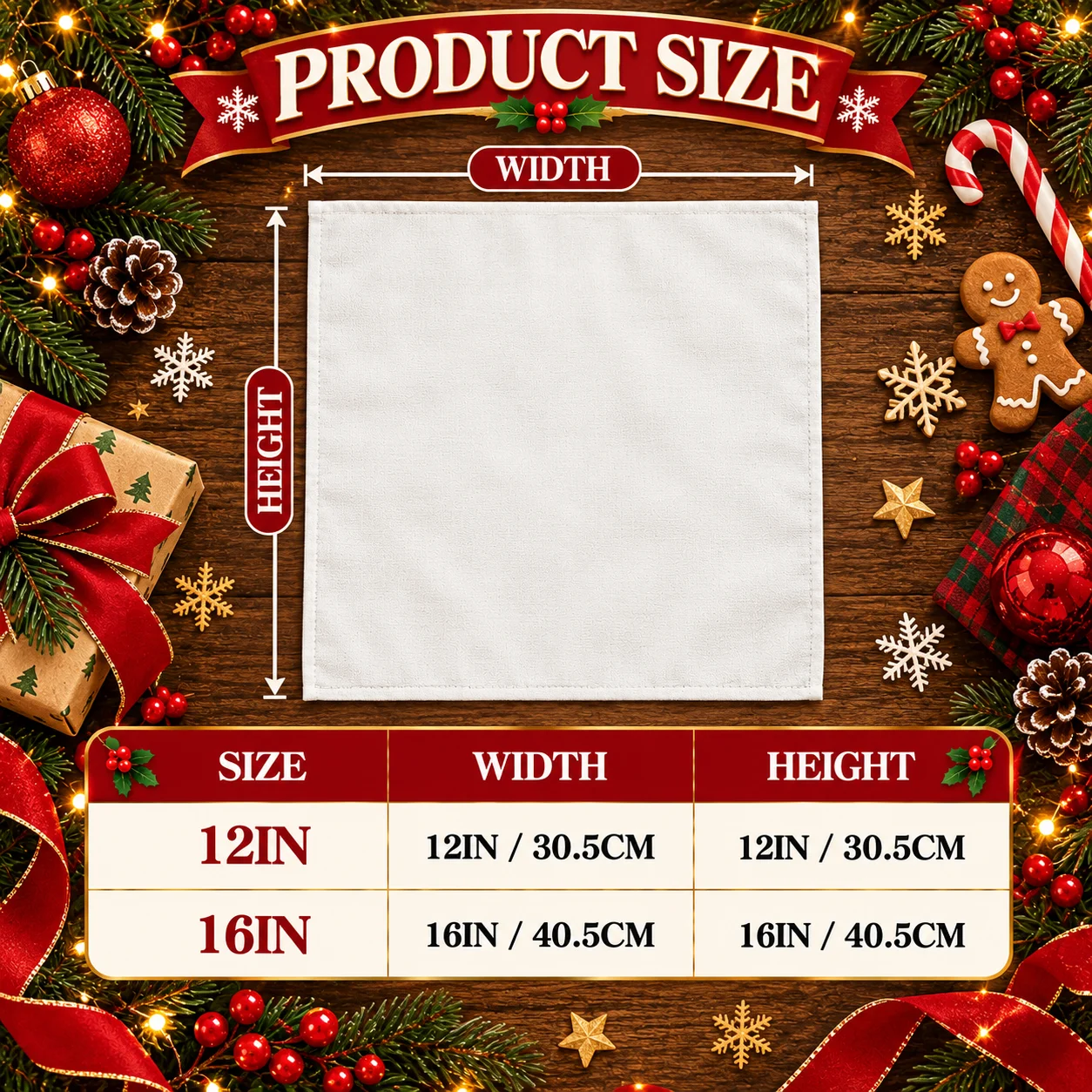 Personalized Snowman Christmas Handkerchief, Custom Name Holiday Printed Hanky with Festive Snowman Elements, Perfect Gift & Dec