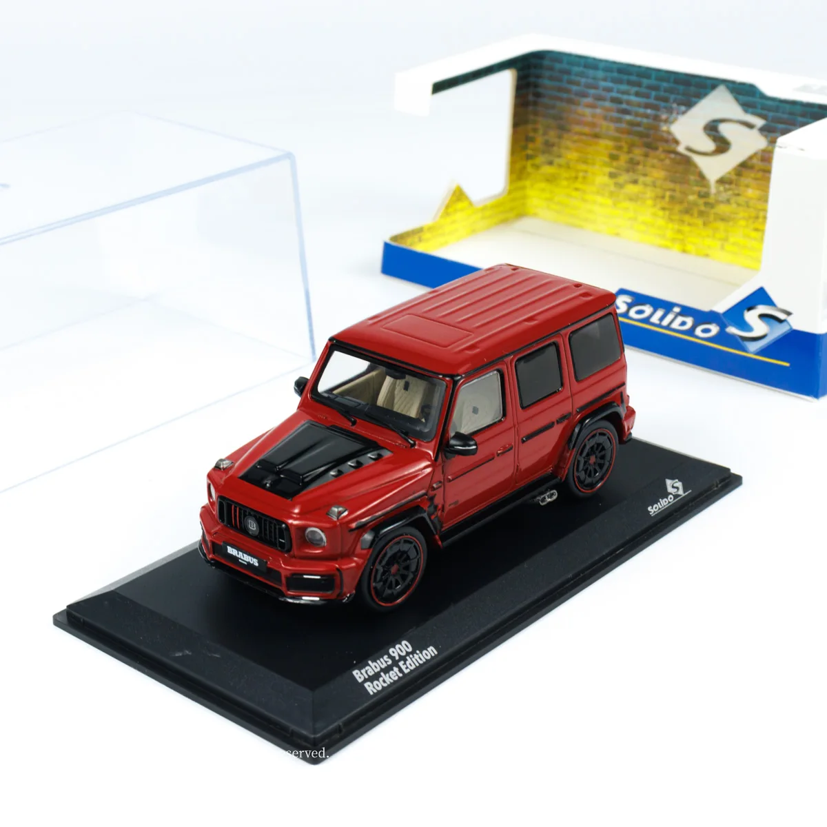 

Diecast Solido 1:43 Scale Babos AMG WIDESTAR S4312903 Alloy Automobile Model Collectible Toy Gift Souvenir Display Ornament