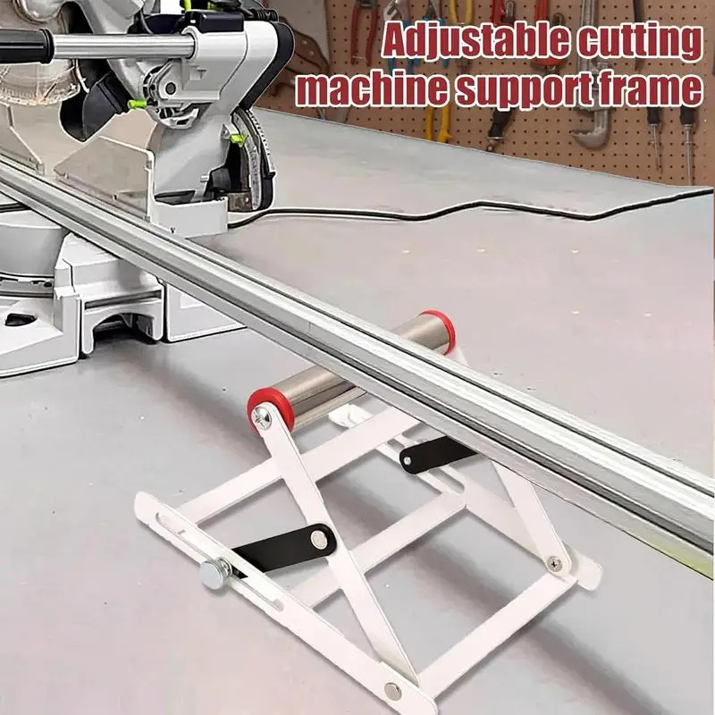 Snijmachine Ondersteuning Rack Verstelbare Snijmachine Ondersteuning Frame Robuust Hold Rolhouder Snijmachine Werkondersteuning