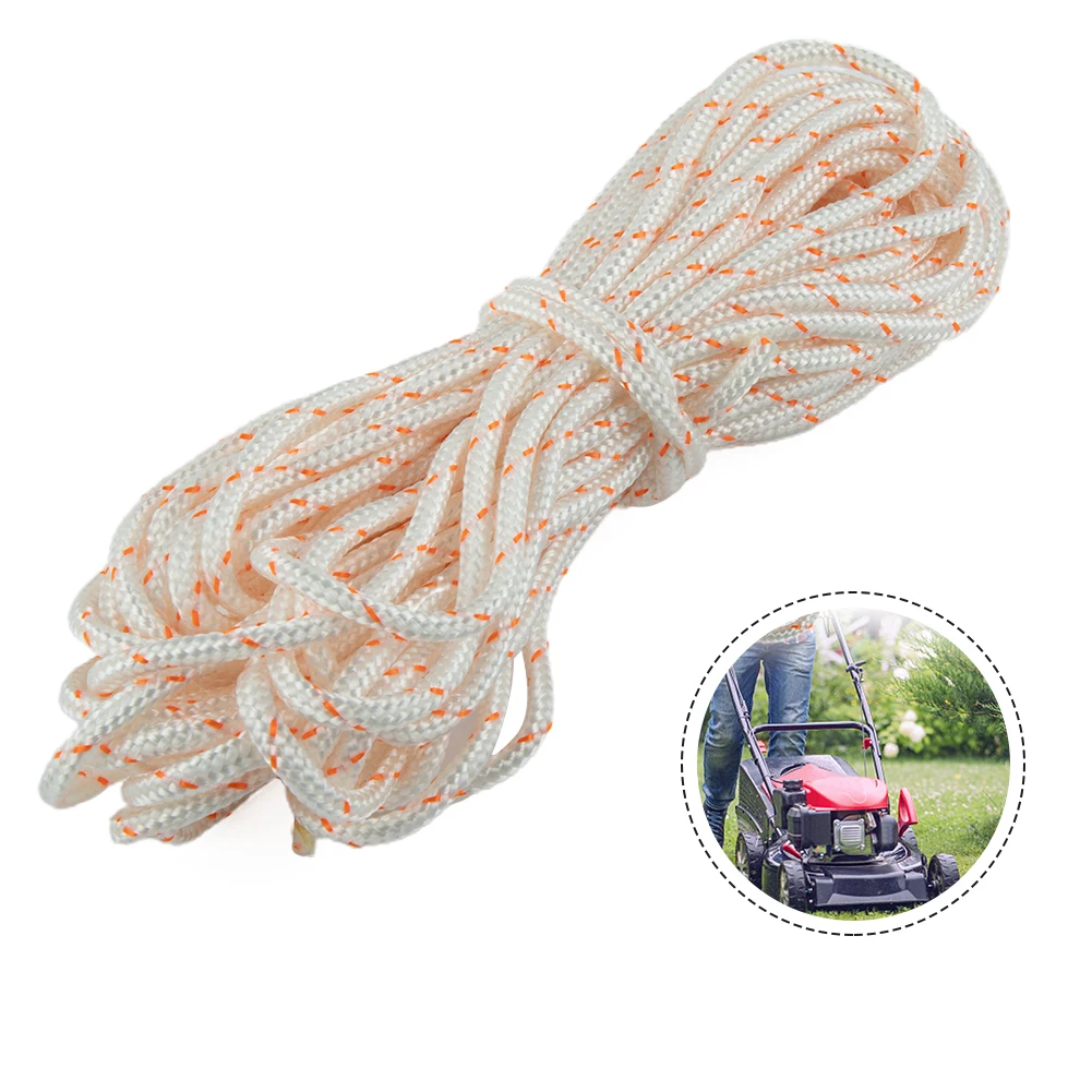 3.5mm Diameter Recoil Starter Rope 10 Meters Long for Lawn Mowers Chain Saws and Other Small Engine Garden Power Tools