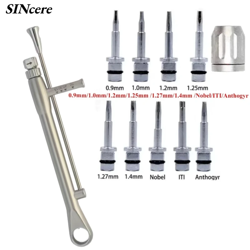 

1PCS Dental Implant Torque Screwdrivers Wrench 10-70NCM Prosthetic Ratchet Hex Wrench Drivers Dentistry Implant Tools