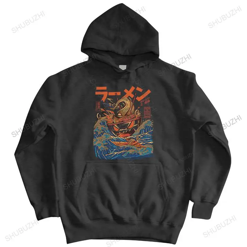 

Man fashion brand black hoody zipper hot sale Great Ramen off Kanagawa new arrived coat men High Quality hoodie oversized