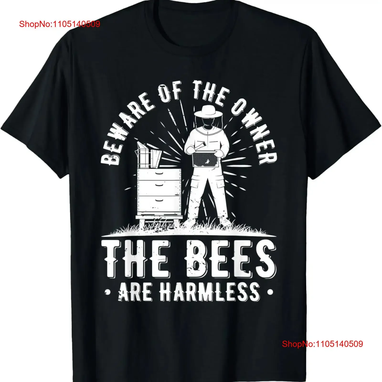 Mens Beekeeping Funny Apiarist The Bees Are Harmless Bumble Bee T Shirt  vintage Washed Stylish Top For Everyday Wear Soft
