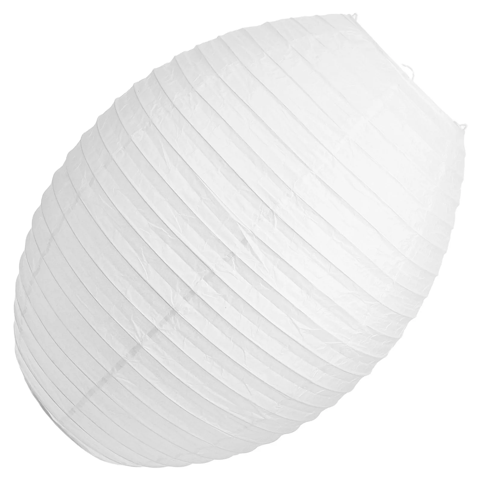 

Folding Oval Lantern Lampshade Japanese Rice Paper Light Cover For Bedroom Kitchen Ceiling Hanging Pendant White