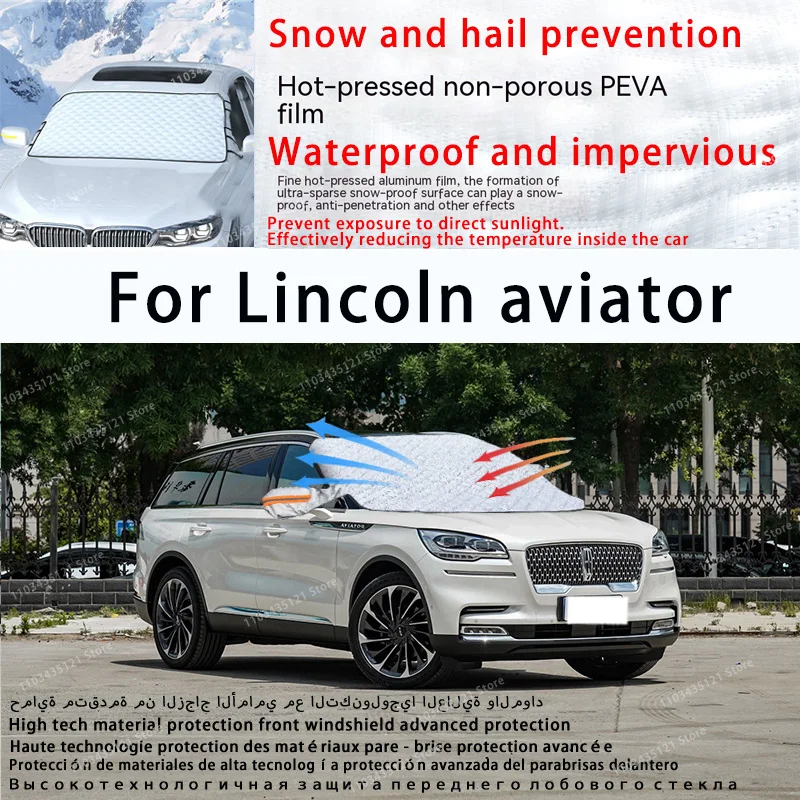 For Lincoln aviator the front windshield of a car is shielded from sunlight, snow, and hail  auto tools car accessories