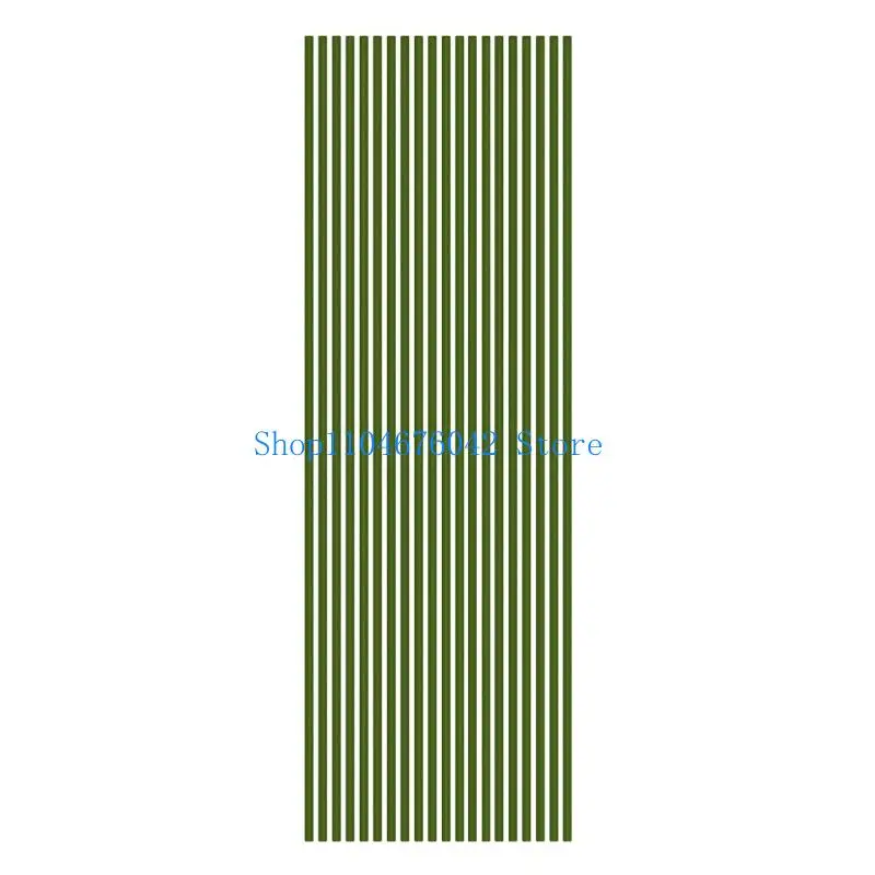 حزمة 5asd مكونة من 20 أوتاد دعم نباتية مرنة لورود الأوركيد وغيرها من النباتات الجذعية الفردية