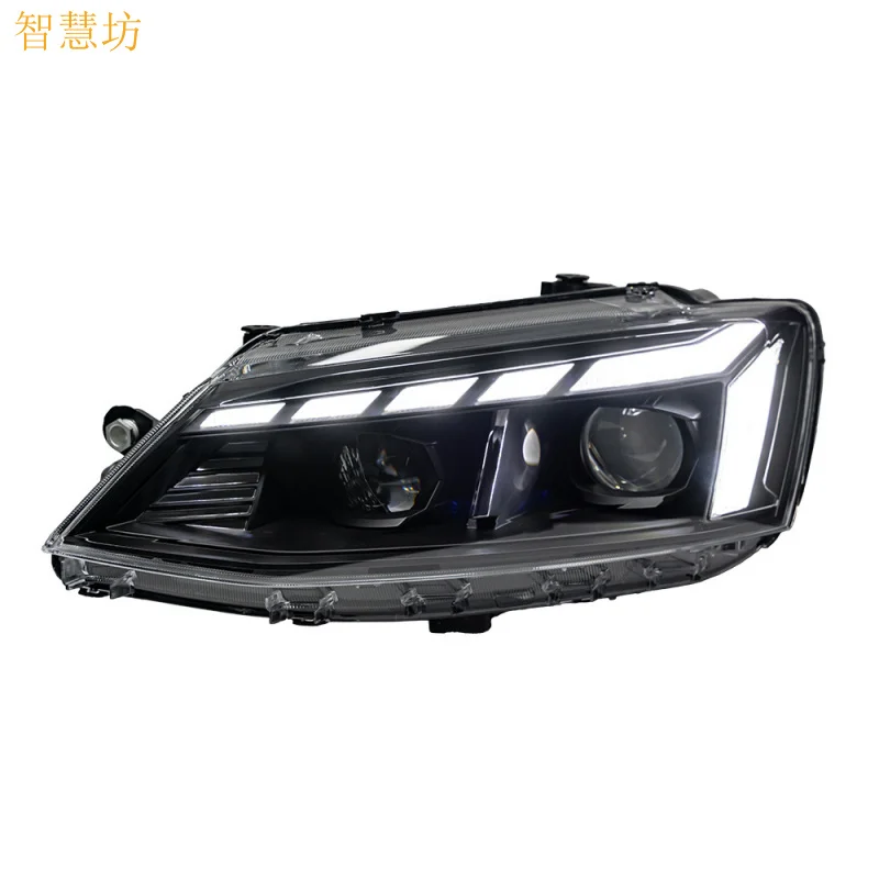 

Suitable for Volkswagen Sagitar Headlight Assembly 11-18 Models Modified LED Daytime Running Lights Flowing Turn Signal LED Head