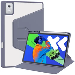 Rotating Stand Case Universal For Lenovo Idea Tab Pro Xiaoxin Pad Pro P12 12.7inch 2025 2023 TB370FU TB373FU TB375FC Smart Cover
