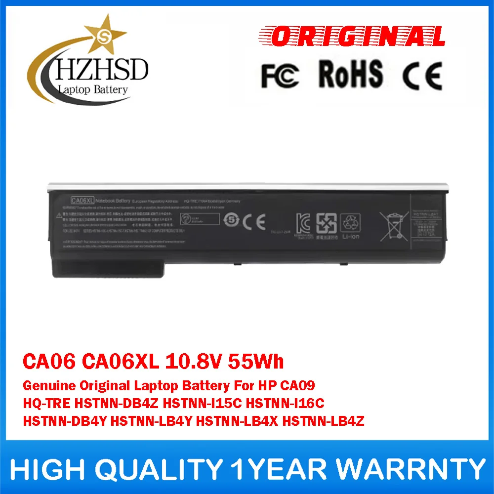 CA06 CA06XL 10.8V 55Wh Genuine Original Laptop Battery For HP CA09 HQ-TRE HSTNN-DB4Z HSTNN-I15C HSTNN-I16C HSTNN-DB4Y HSTNN-LB4Y