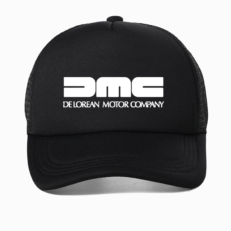 Back to the Future Baseball Cap Prop Bigbang G-Dragon hip-hop hat Fashion Brand Delorean Motor Company caps Mesh Trucker hats