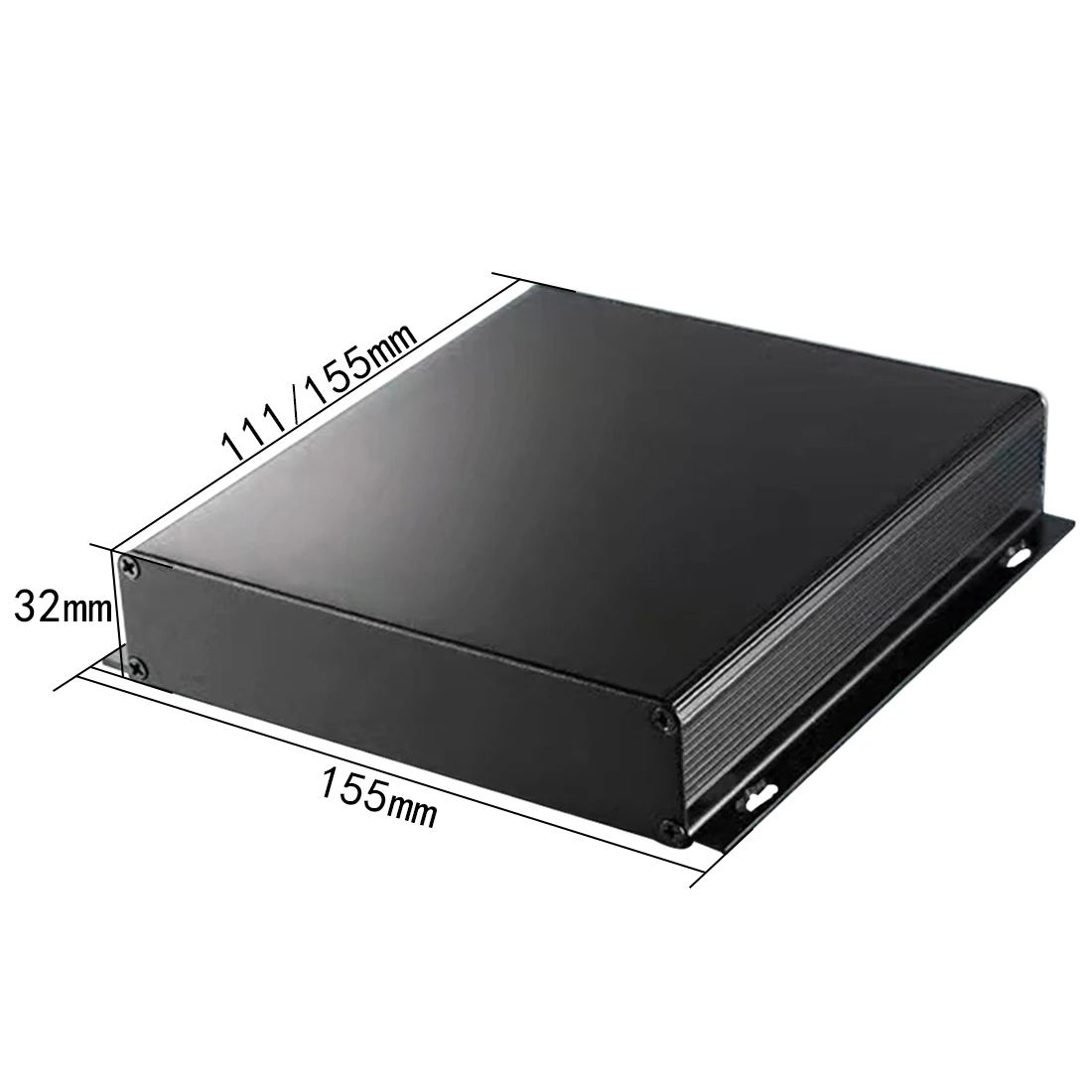 

1PC 155*32*111*155mm Aluminum Enclosure Housing Project Box PCB Shell Black Gold Customized DIY NEW