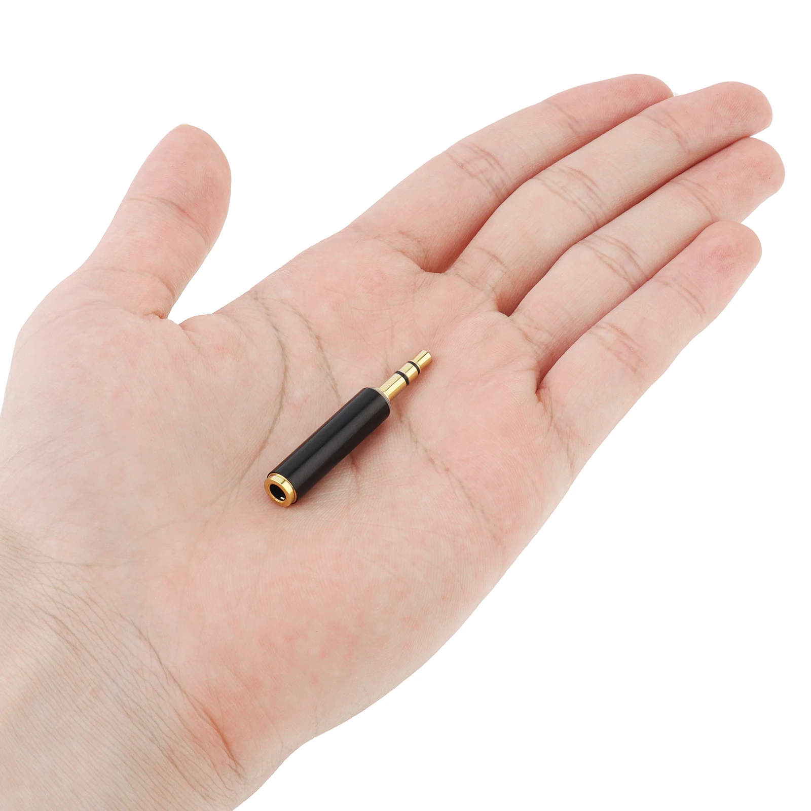 Berlapis Emas 3.5Mm Audio Adapter Converter TRS Laki-laki Ke Perempuan TRRS Stereo 3 Tiang untuk 4 Tiang Adaptor Audio konektor untuk Mikrofon