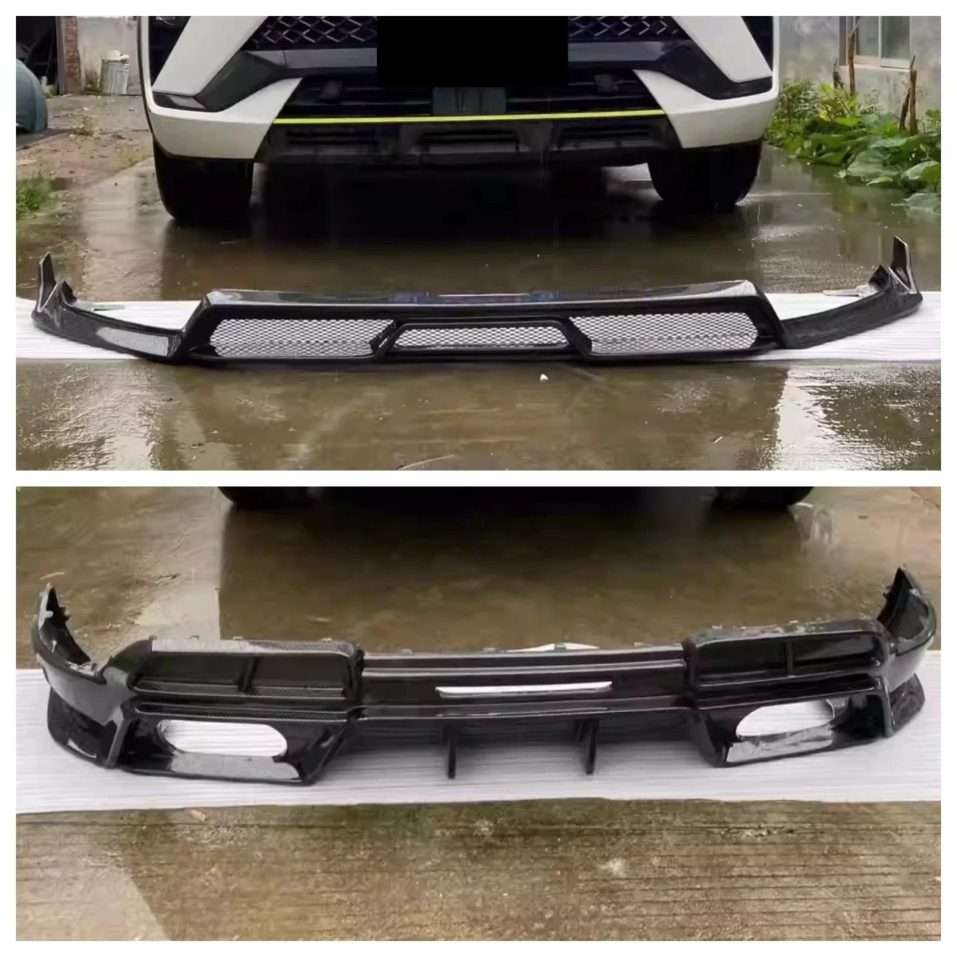 

Body Kit Carbon Fiber Front Rear Lip for Haval H6S Convert Front Shovel Car Accessories