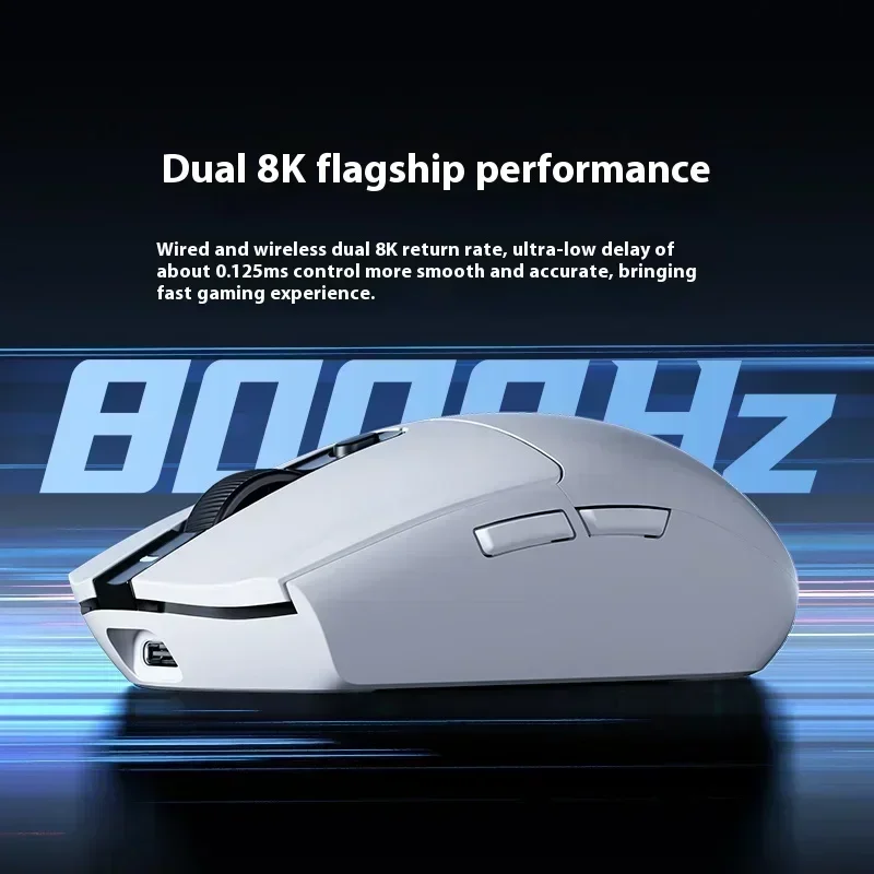 Игровая мышь серии MCHOSE G3 PAW3395 8k, легкая, длительный срок службы батареи, беспроводная трехрежимная мышь на заказ, аксессуары для ПК, подарки