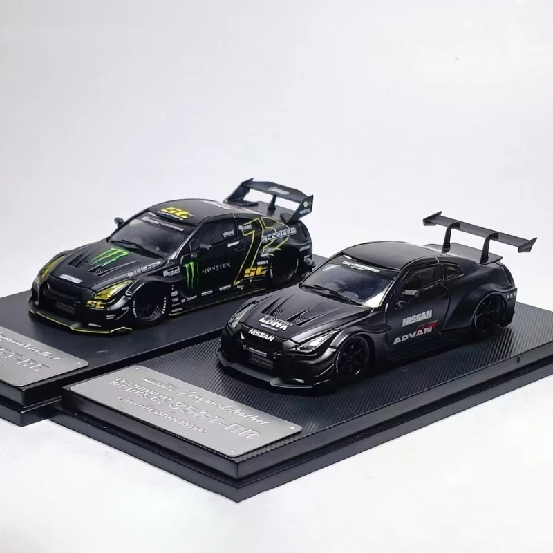 

Модель Collect 1:64 GTR R35 35GT-RR LBWK, легкосплавный автомобиль, литье под давлением и игрушечный транспорт, модель автомобиля, миниатюрная масштабная модель автомобиля для детей