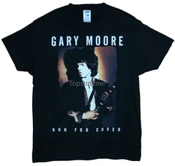 Gary Moore Run For Cover Black T-Shirt