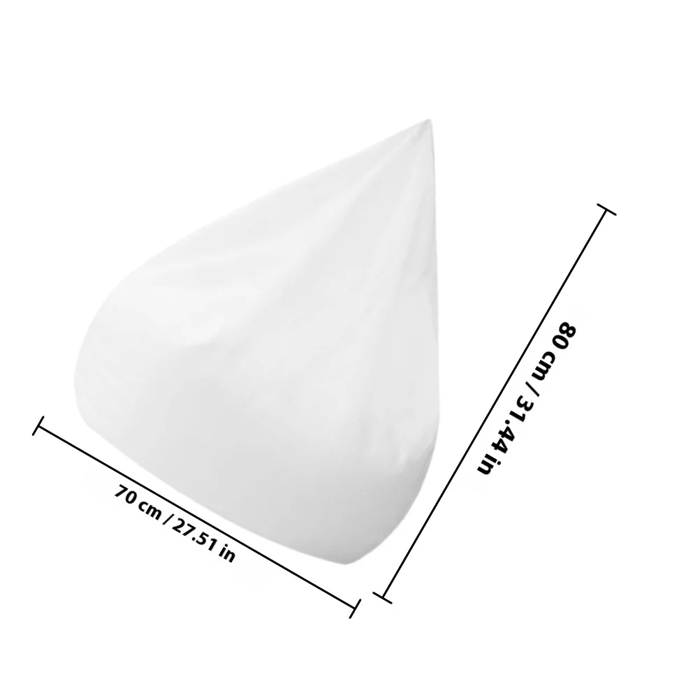 2 قطعة كيس فول شبكي الغطاء الداخلي لا ملء استبدال بطانة ل أريكة كسولة تنفس المضادة للرائحة يناسب معظم الأحجام غرفة نوم المنزل