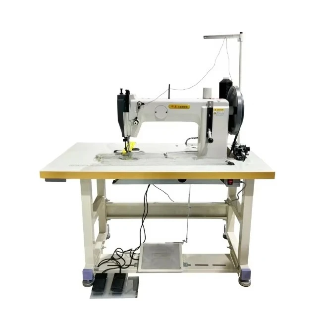 Industrial Heavy Duty Flat-Bed Programmable Single Walking Foot Sewing Machine with Motor for Lifting Strap Webbing Sling