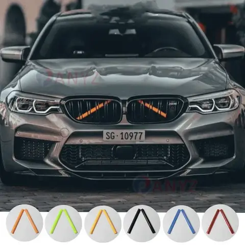 BMW F10 F30 F20 G30 G20 F11 F32 F36 F34 F22 सीरीज 1 2 3 4 5 6 7 X1 X3 X5 ऑटो एक्सेसरीज के लिए 2 पीस कार फ्रंट ग्रिल ट्रिम स्ट्रिप्स 10 best sales बीएमडब्ल्यू 7 सीरीज एक्सेसरीज़ - №10