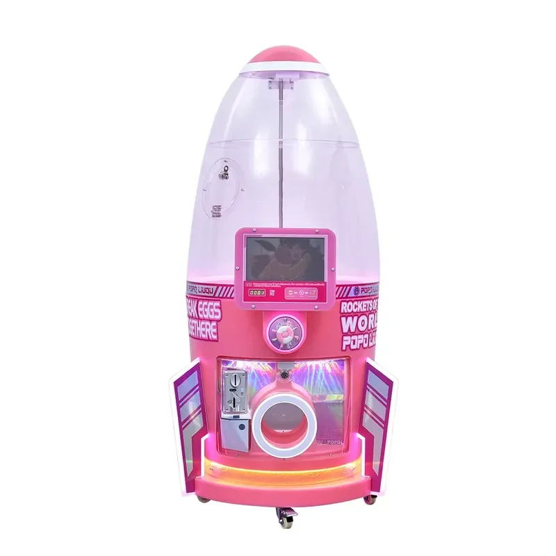 Retro British Style Coin Operated Vending Machine for Spiral Capsule Toys and Chewing Gum Bouncy Balls Candy Dispenser Rack