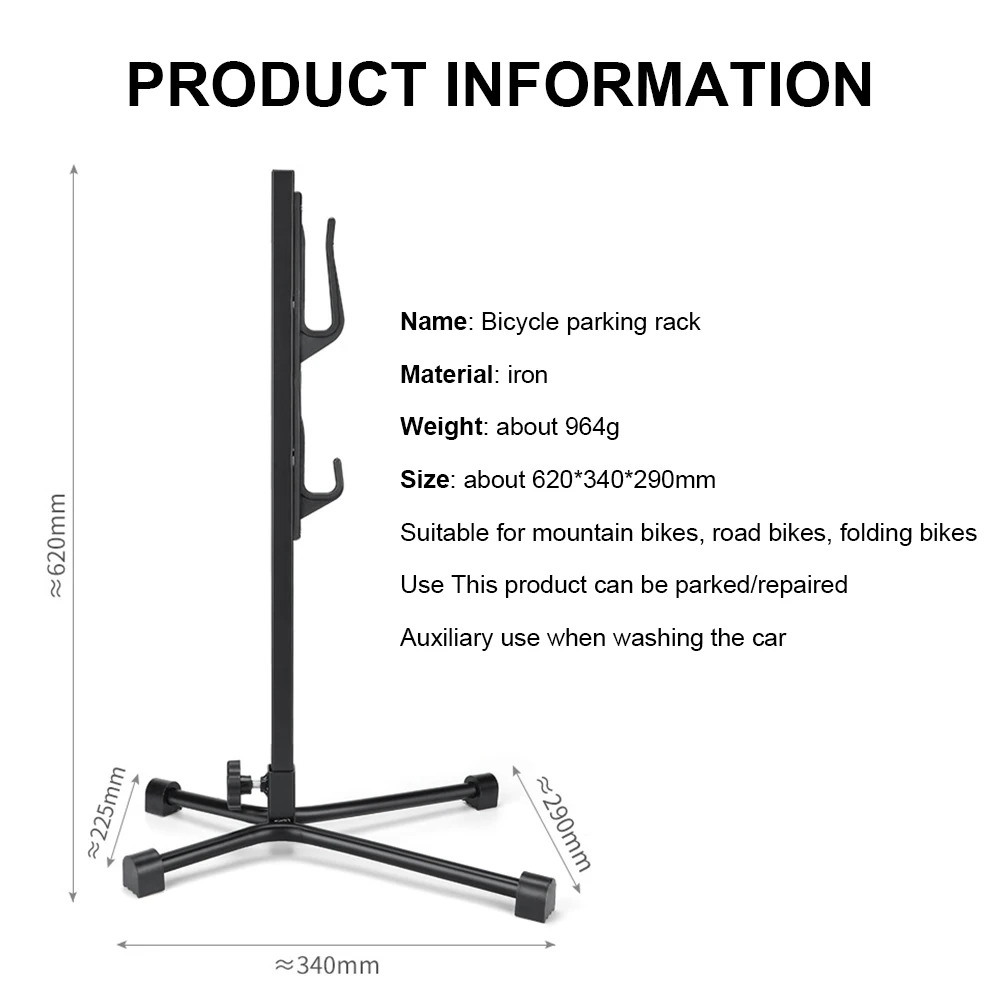 WSKEJI Bicycle Stand Repair Support Service Rack Holder Folding Storage Bicycle Repair Tool Suitable For Mountain Road Bikes