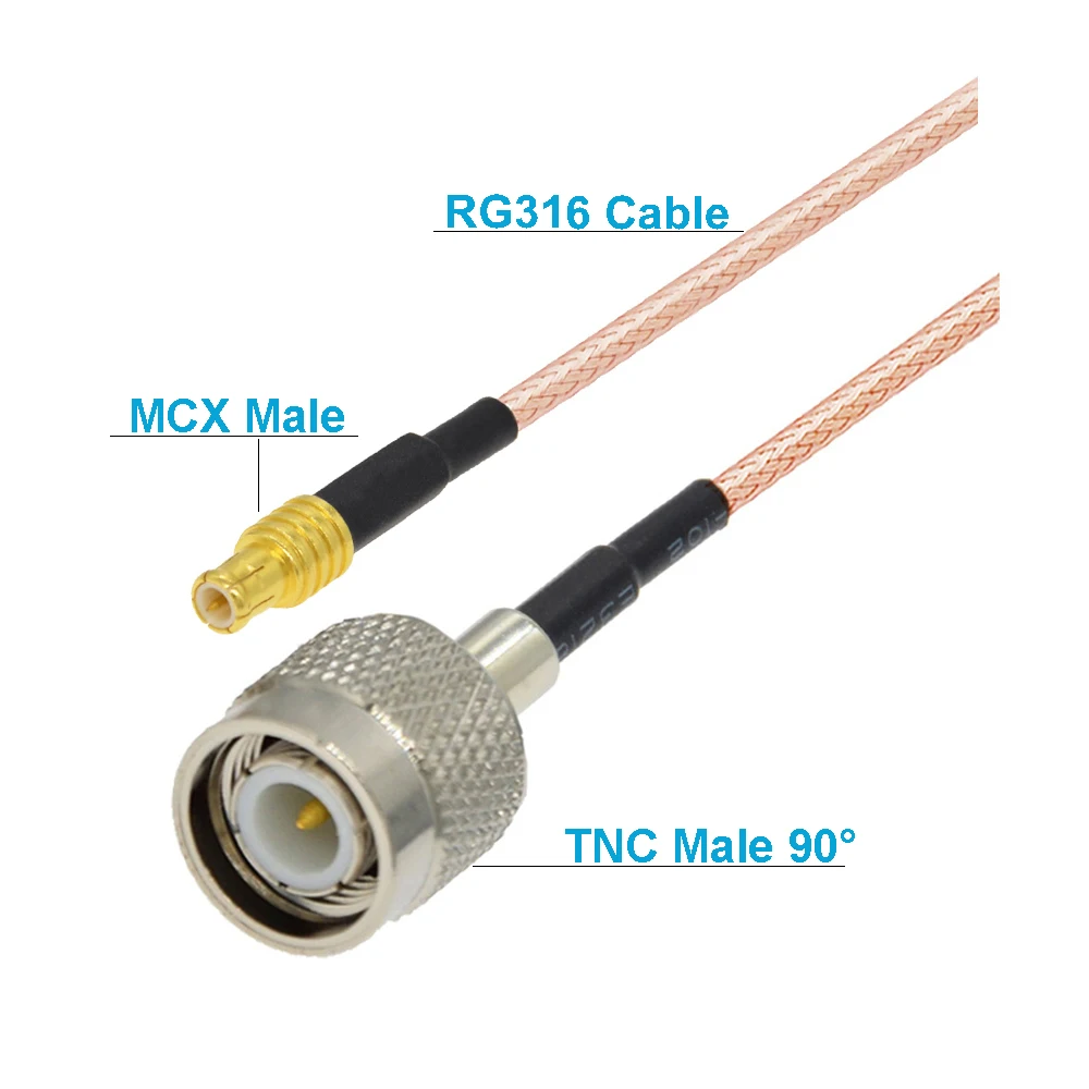 TNC Male/Female to MCX Male Plug Connector Pigtail Mini PCI WIFI WLAN Antenna Adapter RF Coaxial Extension Coaxial Cable Cord