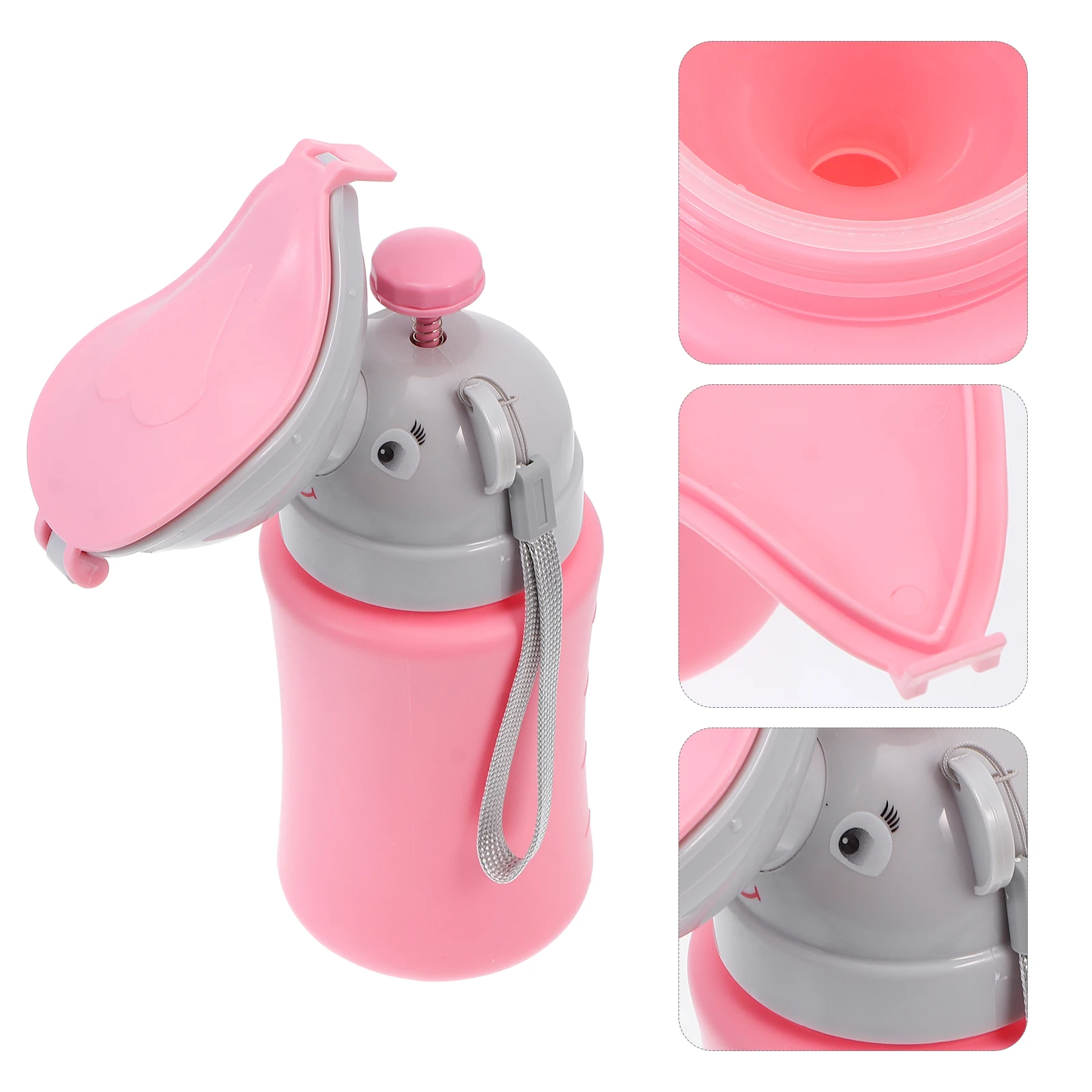 

1pc Portable Urinal Bottle Lightweight Durable for Emergency Travel Toddler Potty Easy Clean Store Long Use