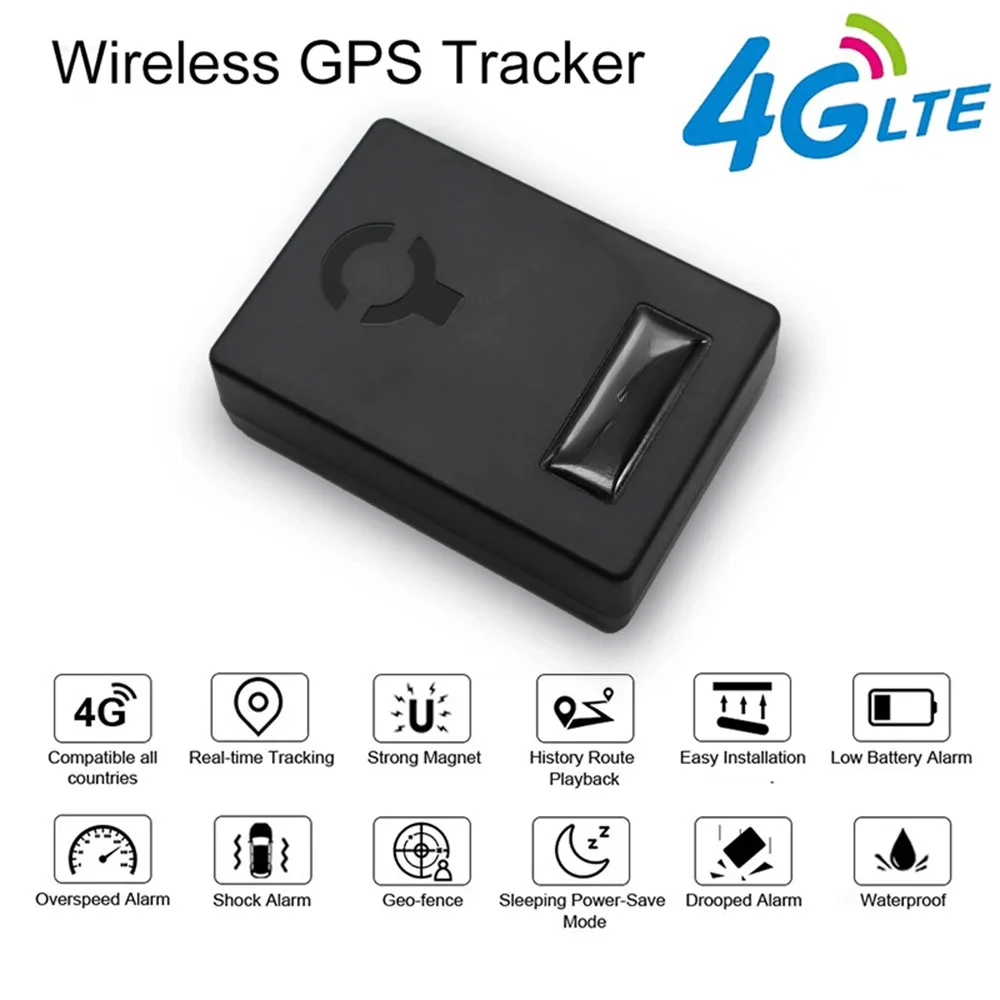 

Veclumin CY02A Wireless Portable Car GPS Tracker Anti-theft Motorcycle Trailer GPS Tracker for Google Maps 2G 4G Multilingual