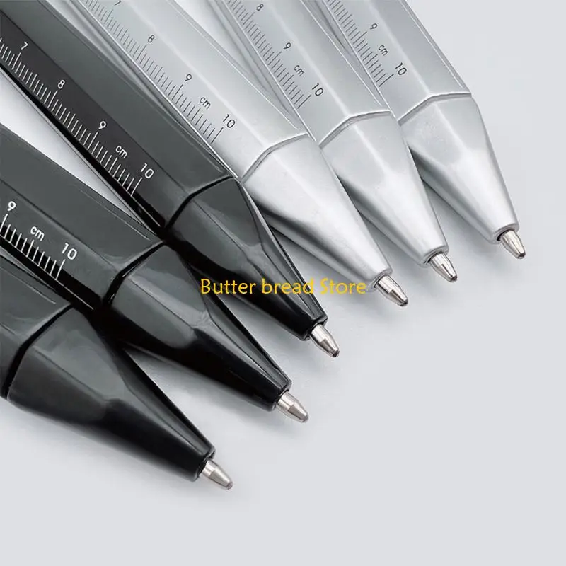 W89C قلم حبر قابلة للسحب مع قلم مكتبة Vernier-Caliper للطالب