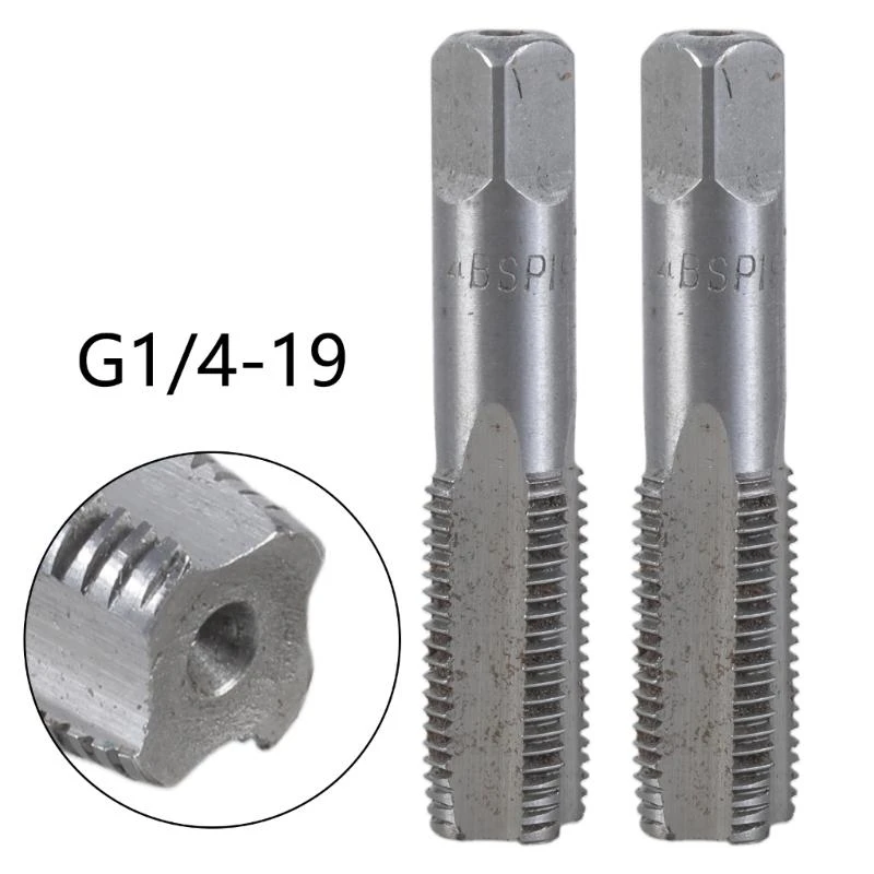 HSS 55° 4 Flutes 4-19 BSP 55 Degree Pipe 1/4'' Thread Tap Plug