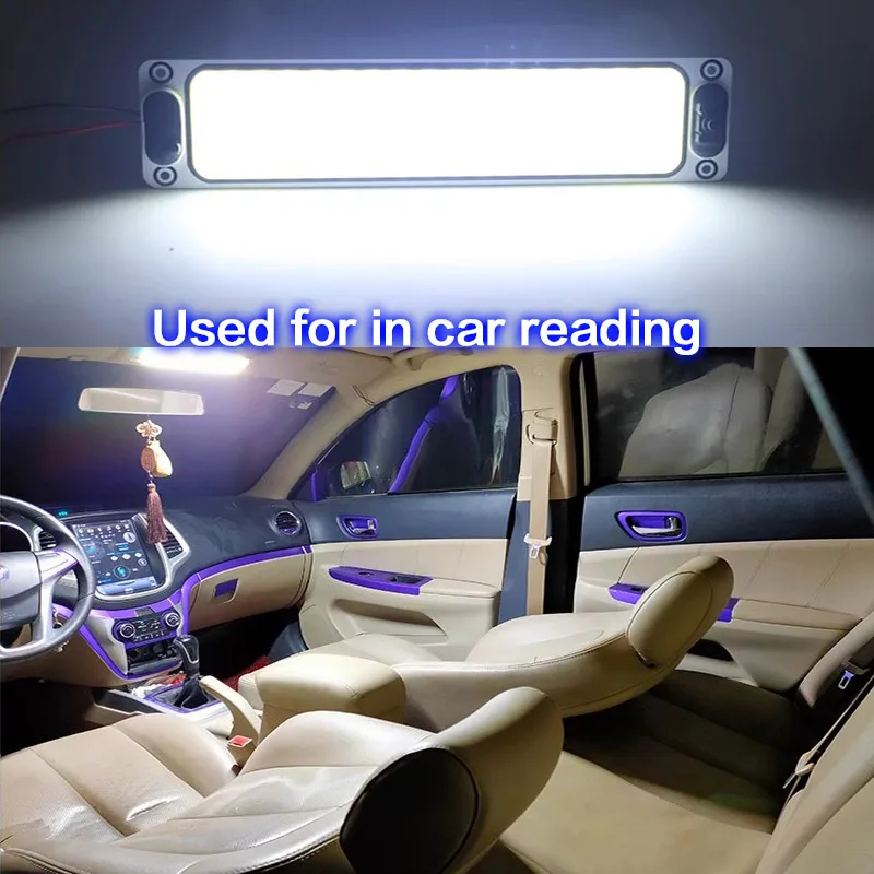 Truck Carriage Lights LED Lamps Interior Lights Reading Work COB Bulbs Boxcar Tube Customized Add Refit 12v 24v 48v White view 5