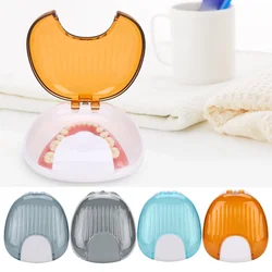 Orthodontic Retainer Case Portable Adult Waterproof Mouthpiece Denture Box Container Teeth Care Fake False Tooth Storage Tools