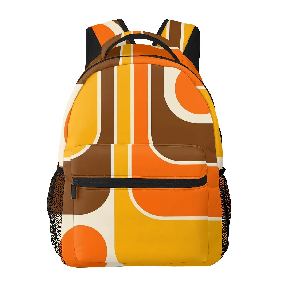 Mochilas de diseño geométrico Retro Para Niños y Niñas, mochilas escolares de dibujos animados, mochila de viaje, bolso de hombro de gran capacidad