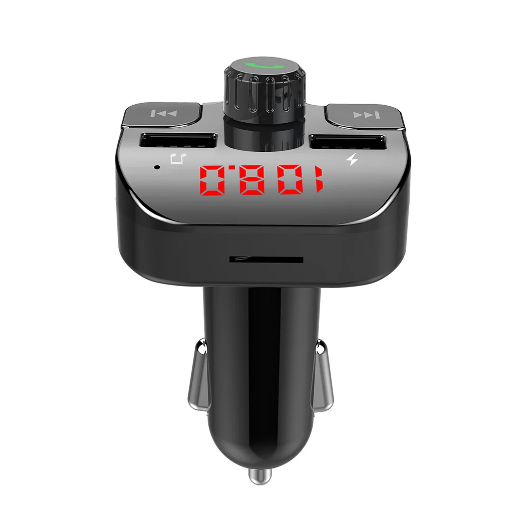 G15 Bluetooth Wireless Car kit Handfree FM Transmitter Dual USB Car Charger 2.1A MP3 Music TF Card U disk Music Player Adapter