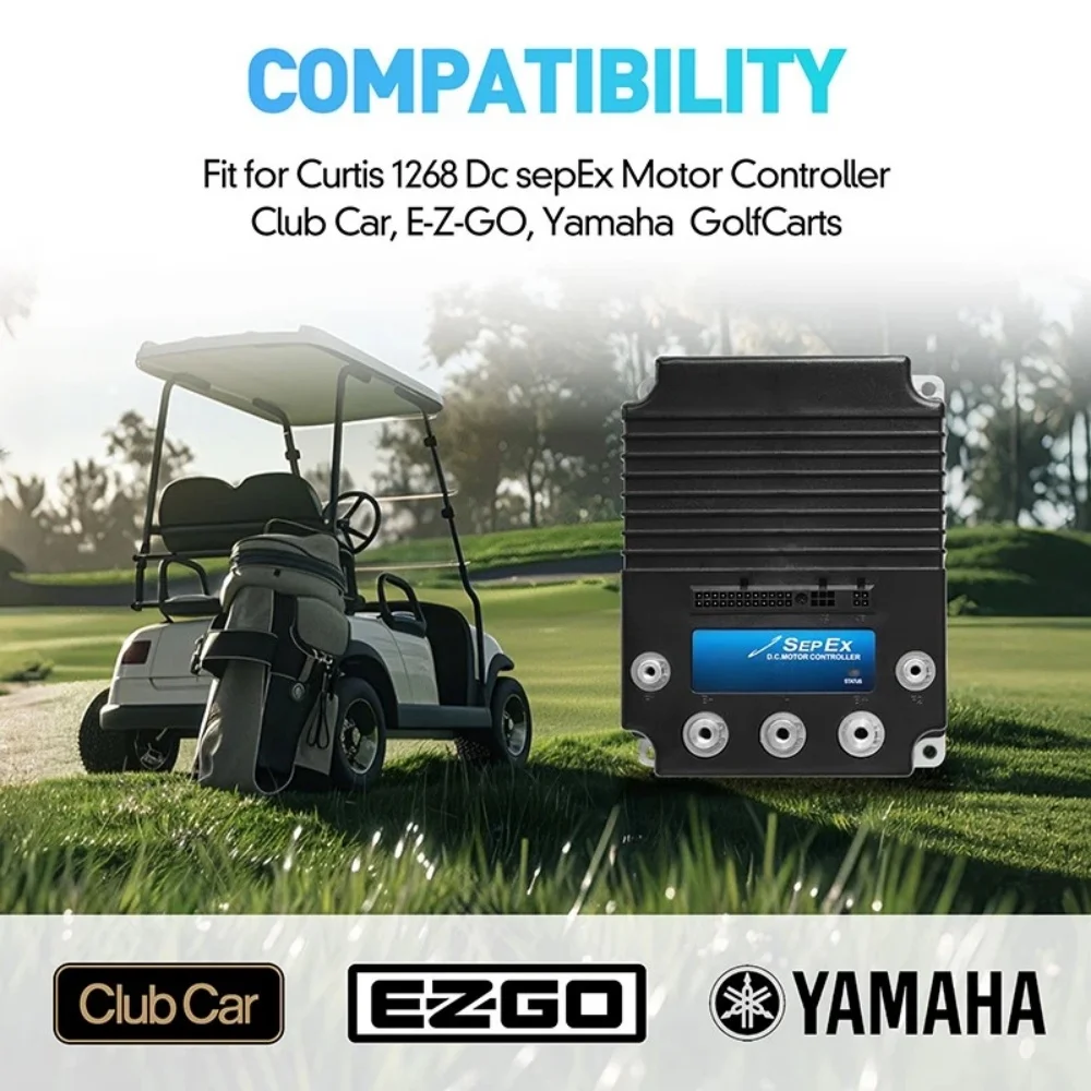 48V 500A 0-5k SepEx Programmable Motor Controller for Curtis EZGO Club Car Golf Cart 1268-5501