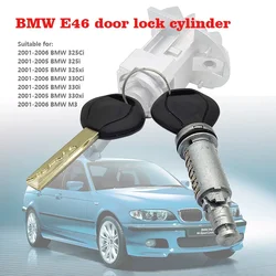 For 2001-2006 BMW E46 3 Series Door Lock Cylinder, with 2 Keys 51217019975 51217019976