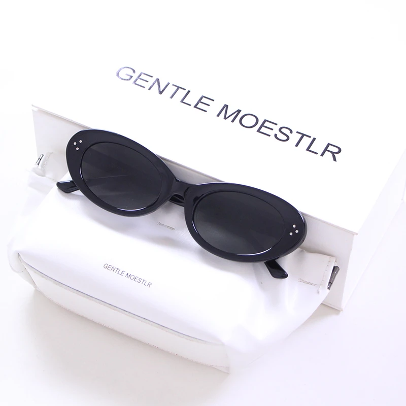 Gentle Moestlr2023 New GM Sunglasses Jeans Cat Eye Plate Sunglasses Men and Women Same Sle Personali