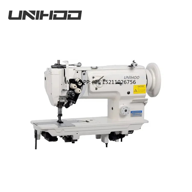 UH1565N Double -s Compound Feed Flat Bed Split - Bar Lockstitch Industrial Home Use Motor Iron Engine Gear Sewing