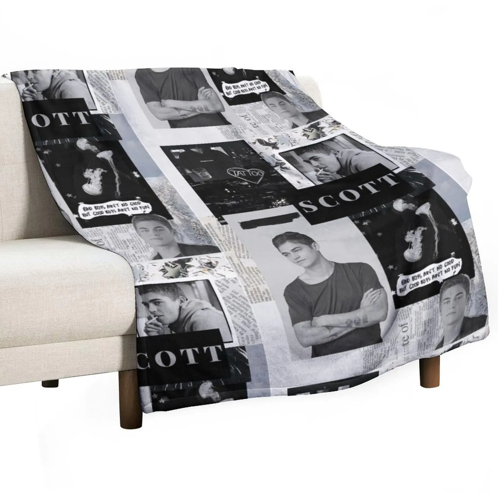

Bad boys ain't no good but good boys ain't no fun (Hardin Scott/Hero Fiennes Tiffin) Throw Blanket Heavy Blankets