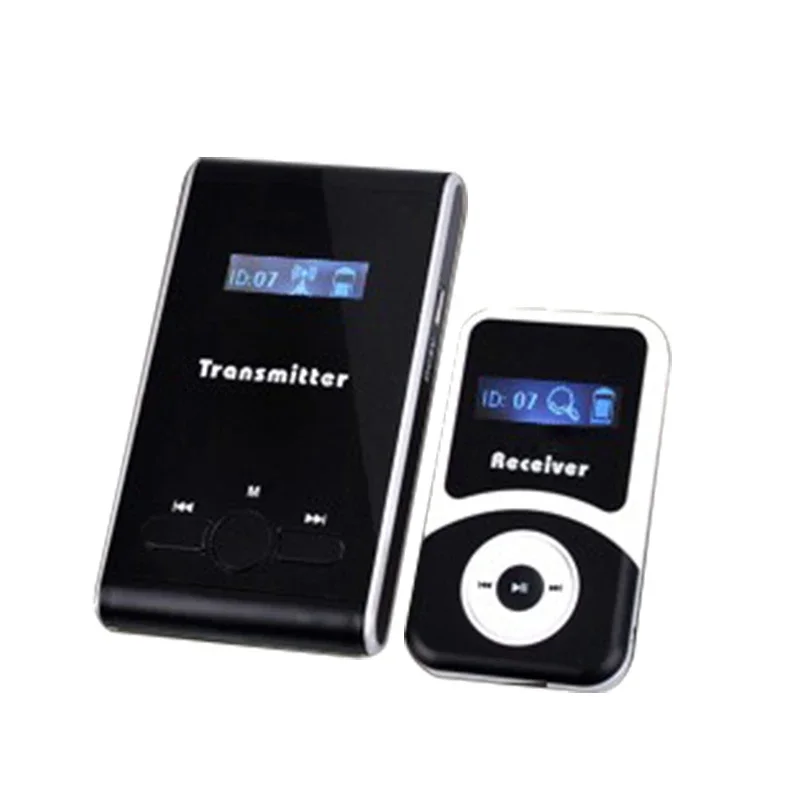 JIANTAOKJ 100T 100R Wireless Audio Speaker Long Range Transmitter Receiver Whisper Headset Machine Tour Calling System Pagers