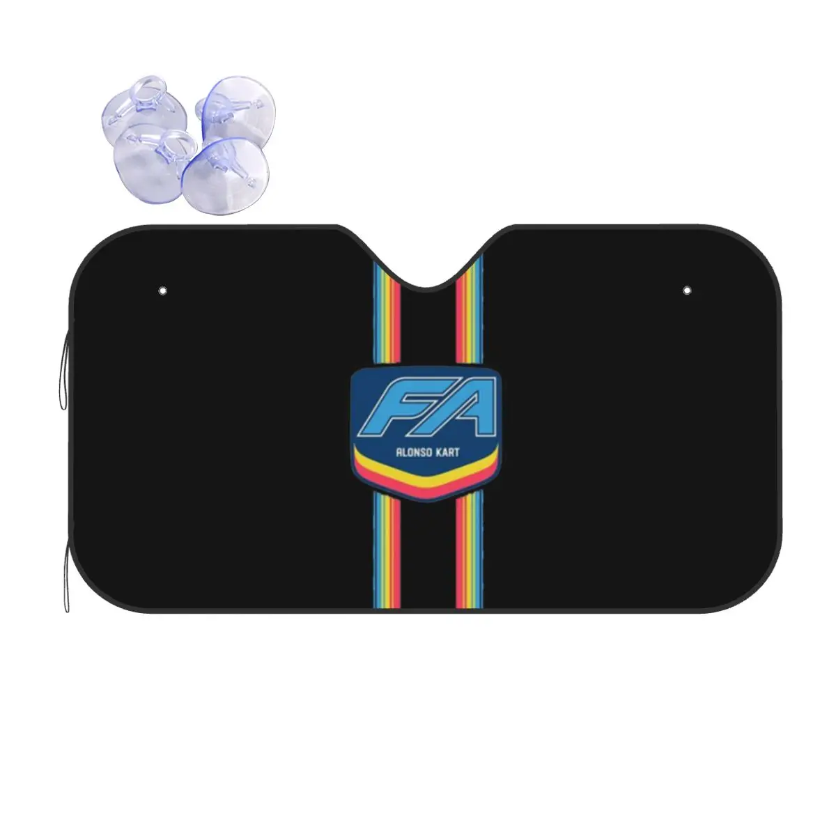 

Fa Alonso Kart Sunshade Windscreen Car Front Windshield Window Sun Visor Accessories Covers