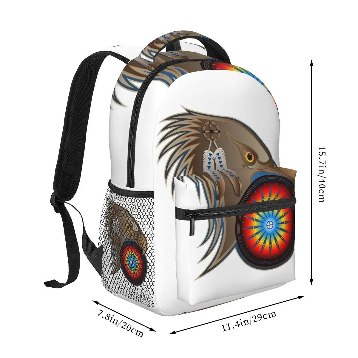Eagle Nation Backpack Hot Sale Daypack Large Capacity Boys Girls BookBag School Bag Shoulder Bags for Men Women