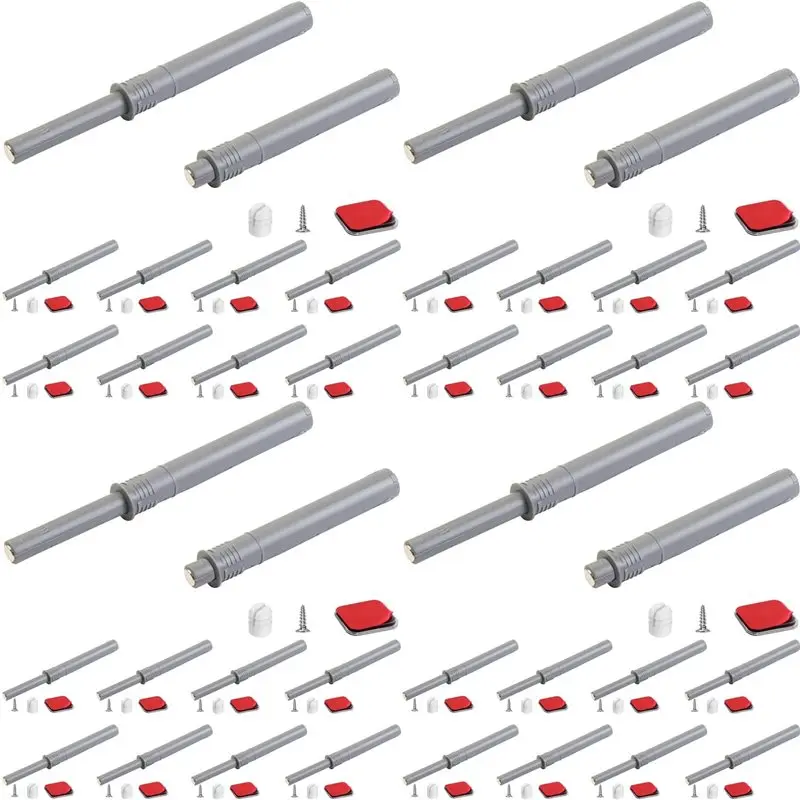 

Фурнитура для шкафов A01F: 40 шт. защелок и замков с механизмом открывания нажатием, для дверей, с функцией сенсорного открывания и выдвижных ящиков, удлиненные
