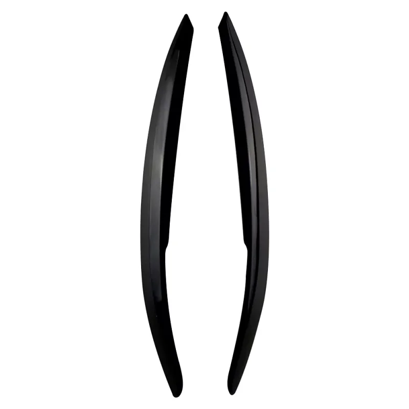

2pcs Car Eyebrows Headlight Eyelid Gloss Black Cover Trim For VW Polo MK5 6R 6C 2009-2018 Brand New Car Accessories