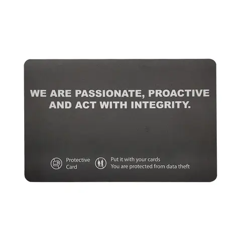 5Pcs RFID Blocking Card One Card Protects Entire Wallet RFID Card Blocker Ultra Thin NFC Signal Blocking Card for Men & Women