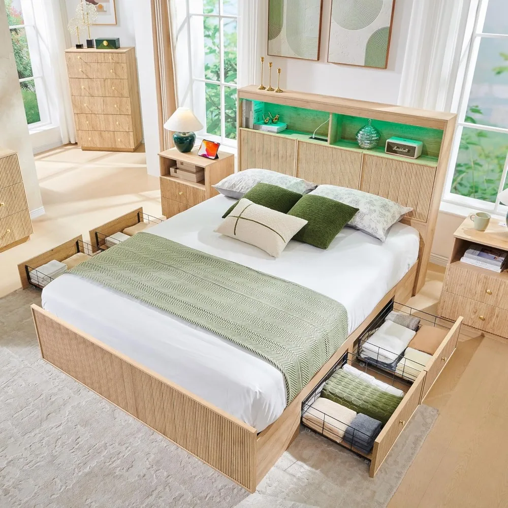 Fluted Queen Size B…