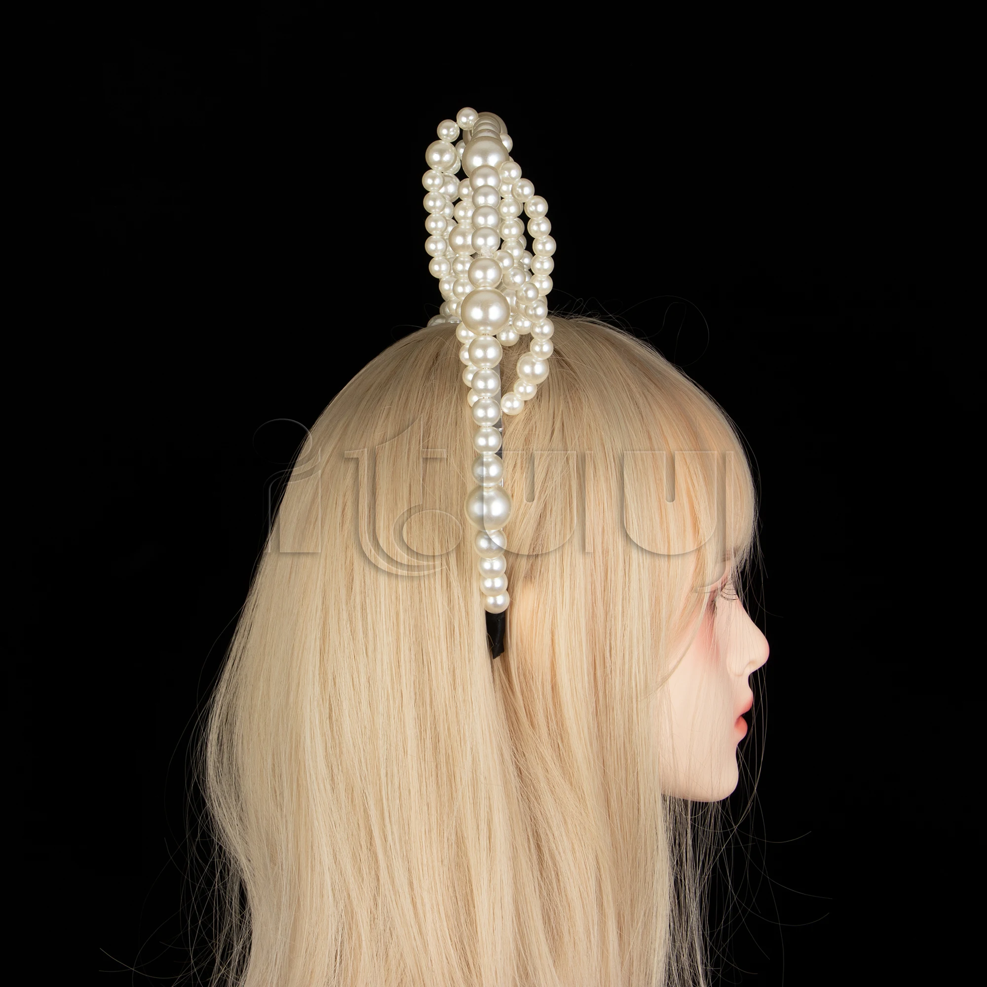 Couronne de Halo en Perles Faites à la Main, Pièce de Sauna Lolita, Déesse du Soleil, Fil d'Ange, Reine Anna, Diadème, Bandeau de Sauna, Collier, Accessoires Gothiques