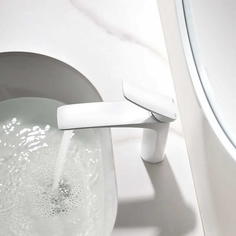 

ZC1- Классический смешанный кухонный смеситель с одним отверстием, смеситель для раковины, керамический латунный смеситель для холодной и горячей воды, ванная комната