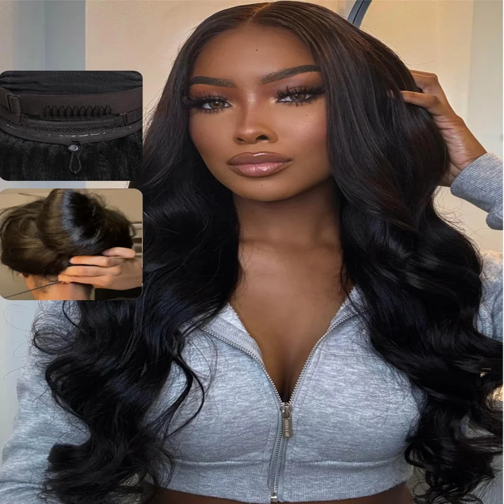 

Body Wave Wigs Human Hair 13x4 HD Lace Front Wigs Human Hair 220% Density Long Curly Lace Front Wigs For Black Woman
